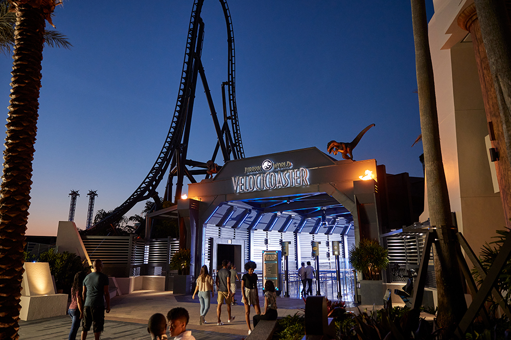 Universal's groundbreaking new roller coasters VelociCoaster