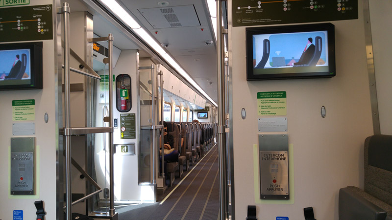 A look at the train's interior (Photo: Larry Heath)