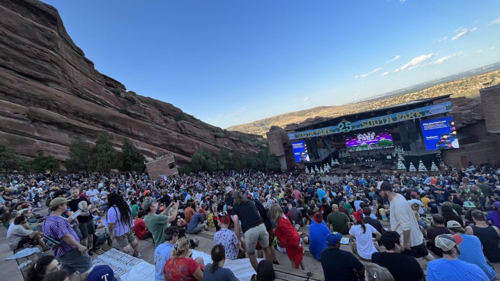 What happened at the South Park 25th Anniversary Concert at Red Rocks