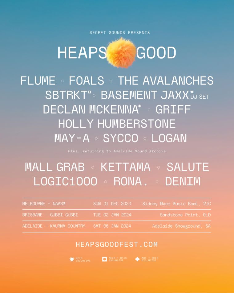 Heaps Good Lineup