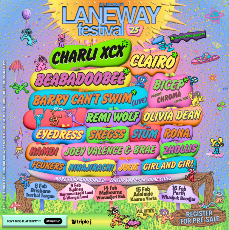 UPDATED Charli XCX to headline Laneway 2025 full lineup revealed