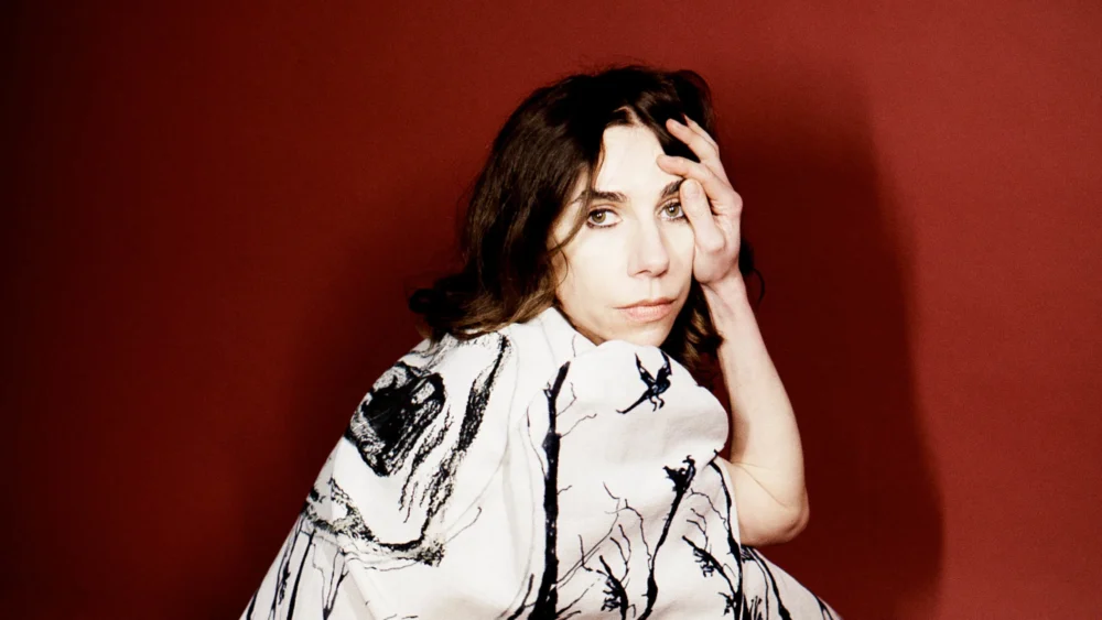 Pj Harvey Promo Photo for her 2025 tour and Perth festival.